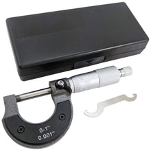 Load image into Gallery viewer, 0-1&quot; SAE Utility Micrometer with Storage Case, 0.001 Inch Accuracy
