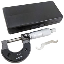 Load image into Gallery viewer, 0-1" SAE Analog Micrometer with Storage Case, 0.001 Inch Accuracy