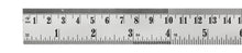 Load image into Gallery viewer, Enkay 12-Inch / 30cm Steel Ruler with 1/8", 1/16", 1/32", and 1/64" Markings (769-C)