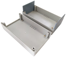 Load image into Gallery viewer, Grey Project Box Enclosure with Lid and Screws, 7.7" x 4.3" x 3"