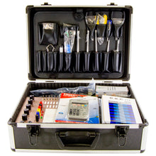 Load image into Gallery viewer, Completely self-contained portable lab set-up featuring the most commonly used test equipment and tools - ASSEMBLED | Includes PAD-234 - Analog/Digital Trainer, Field Technician's Case, DM717 - Multimeter, 610-B - Logic Probe, Scientific Calculator, many other tools and accessories (See description for full list) | Modular design of Analog/Digital Trainer permits ease of assembly and diagnostics. Printed circuit boards are interconnected by compact connector assemblies. Troubleshooting is simpli