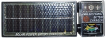 Load image into Gallery viewer, Solar Battery Charger with Sunlight Strength Meter and Built-in Light - Charges C, AA and AAA Batteries