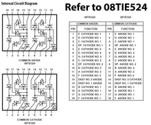 Load image into Gallery viewer, Common Anode 2 Digit 18 Pin Red LED 7-Segment Display