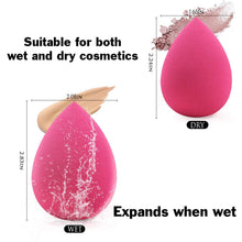 Load image into Gallery viewer, 5 Pack of Foundation Blending Makeup Sponges