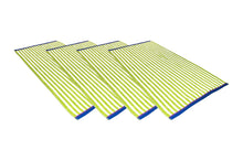 Load image into Gallery viewer, Friends & Home Pack of 4 Lime Green Thin Stripe Cabana Towels (100% Cotton, 30" x 60", GSM 425) by