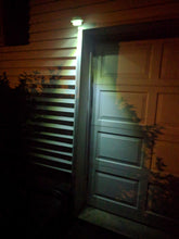 Load image into Gallery viewer, 2 Pack Outdoor LED Solar Lights with Brackets - Water Resistant, Automatic On at Night / Off at Sunrise