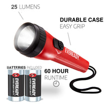 Load image into Gallery viewer, EVEREADY Bright LED Flashlight (Batteries Included), Durable and Easy-to-Use for Camping, Emergency, Survival Kits