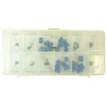 Load image into Gallery viewer, 60 Piece Inductor Assortment, 20 Different Values from 1µH to 100MH - Includes Storage Case