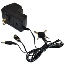 Load image into Gallery viewer, 9w, 500mA Universal AC/DC Power Adapter 1.5, 3, 4.5, 6, 7.5, 9 and 12V DC with 4 Foot Cord