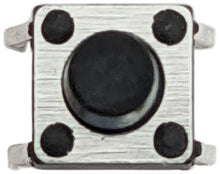 Load image into Gallery viewer, 6mm Square Tact Momentary Switch, 3.5mm Button Height, Breadboard Friendly