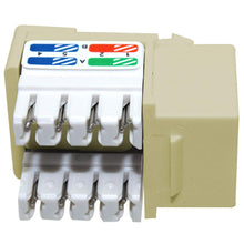 Load image into Gallery viewer, Cat5e Keystone Jack, Krone, 90 Degree by PI Manufacturing (Beige)