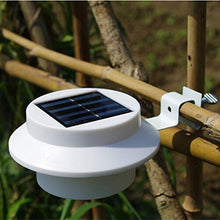 Load image into Gallery viewer, 4 Pack Outdoor LED Solar Lights with Brackets - Water Resistant, Automatic On at Night / Off at Sunrise