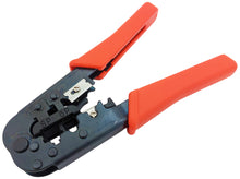 Load image into Gallery viewer, Crimping Tool for Modular Plugs RJ11/RJ12 (6P 6C) and RJ45 (8P 8C) with Built-in Wire Stripper and Cutter