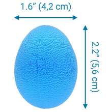Load image into Gallery viewer, Egg Shaped Hand Exercise Balls - Includes Soft, Medium, and Firm Resistances