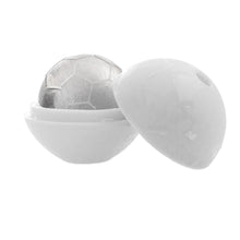 Load image into Gallery viewer, Set of 3 Round Sphere Soccer Ball Ice Cube Molds - Creates 1.5 Inch Cubes