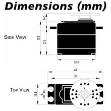 Load image into Gallery viewer, Digital Servo Motor, Voltage Range 4.8V ~ 6.0V, 3 Pole, Dual Ball Bearing (Model HS-5245MG)