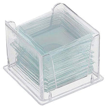 Load image into Gallery viewer, 1000 Pack of 18x18mm Cover Glass Slips for Microscope Slides (.13 to .17mm Thick)