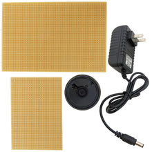 Load image into Gallery viewer, Basic Prototyping Parts Kit - Includes Resistors, Capacitors, Trimpots, Potentiometers, IC Sockets, Perf Boards, ICs, LEDs, Switches, and more