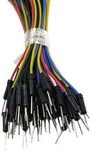 Load image into Gallery viewer, 75 Pack Flexible Solderless Breadboard Jumper Wires Male to Male, 4 Different Lengths