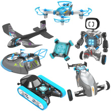 Load image into Gallery viewer, OWI Smartcore 6 Robotics, 6-in-1 Modular RC DIY Kit, Educational STEM Toy for Age 8+ (Physics, Aerodynamics, and Electronics)