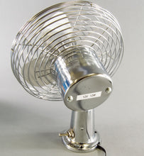 Load image into Gallery viewer, 12V Heavy Duty Metal 2-Speed Fan for Cars and RVs - Plugs into Auxiliary Power Socket