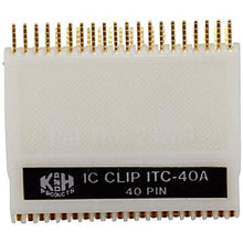 Load image into Gallery viewer, 40 Pin Gold Plated IC Test Clip, 0.1" Pin Spacing