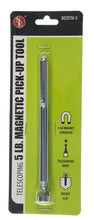 Load image into Gallery viewer, SE Telescoping 5¼ to 24" Magnetic Pick-Up Tool with Pocket Clip, 5 Pound Strength (8026TM-S)