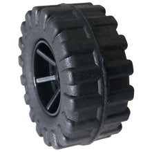 Load image into Gallery viewer, 36mm Black Wheels with Tires for R/C Remote Control Vehicles, Robotics, or Models
