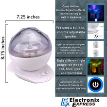 Load image into Gallery viewer, Relaxing Colorful Diamond Light Projection Lamp with Speaker