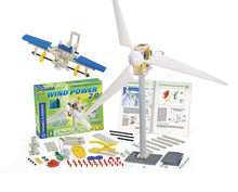 Load image into Gallery viewer, Thames & Kosmos Wind Power 2.0 Science Experiment Kit | Build Wind-Powered Generators to Energize Electric Vehicles | 3-Foot-Tall Long-Bladed Turbine | Experiments in Renewable Energy