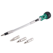 Load image into Gallery viewer, Pro'sKit 1PK-201 Flexible Ratchet Driver Set with 10 Bits
