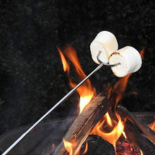 Load image into Gallery viewer, 8 Pack Extra Long Telescoping Marshmallow Roasting Sticks with Storage Bag - Extends to 33 Inches, Shrinks to Less Than 10 Inches for Travel - Perfect for Camping