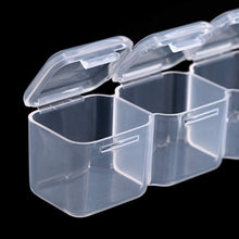 Load image into Gallery viewer, 6 Pack Diamond Painting Storage Boxes, 28 Grids Per Case - Snap to Close Compartments for Resin Diamonds, Beads, Nail Rhinestones, and More