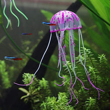 Load image into Gallery viewer, 6 Pack of Floating Neon Artificial Jellyfish - Fish Tank Aquarium Decoration