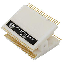 Load image into Gallery viewer, 40 Pin IC Test Clip clamp tool with 0.6" Pin Spacing | Header connector for easier, faster, hand-free testing. Easy attachment on high density PC boards. | Lead channel makes probe steady without sliding off | Gold-plated pins for best contact | Simplifies prototyping, production test, field service work and quality control inspection