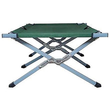 Load image into Gallery viewer, Collapsible Aluminum Alloy Camping Bed Cot with Travel Bag