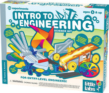 Load image into Gallery viewer, Introduce engineering to young children with basic building projects | Experiment with simple machines like levers, forces, and pulleys | Conduct engineering projects on land, in the air, and in the water | Step-by-step illustrated instructions so children can easily follow along | New Edition to an original best selling series