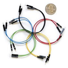 Load image into Gallery viewer, 10 Pieces Male to Male Jumper Wires, 6" Length, 5 Different Colors