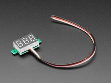 Load image into Gallery viewer, Mini 3-wire Volt Meter (0 - 99.9VDC), Green 3 Digit Display