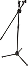 Load image into Gallery viewer, Double Microphone Stand Boom Mic Arm, Adjustable Over 7' Foot Mike Stage Tripod