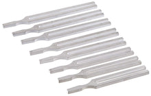 Load image into Gallery viewer, Set of 8 Tuning Forks with Mallet - Middle C to C Above Middle C (256 Hz, 288 Hz, 320 Hz, 341.3 Hz, 384 Hz, 426.6 Hz, 480 Hz, 512 Hz)