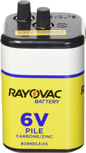 Load image into Gallery viewer, Rayovac 6-Volt Heavy Duty Lantern Battery with Screw Terminals (945R4C)
