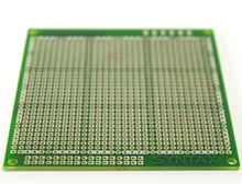 Load image into Gallery viewer, PC462903 Prototyping Board, 3¾" x 3⅜" – Single-Sided Pads, Four Buses, 0.042" Holes on 0.1" Grid