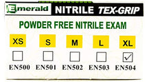 Load image into Gallery viewer, Tex-Grip 1,000 Count X-Large Powder-Free Nitrile Exam Gloves – 4 Mil