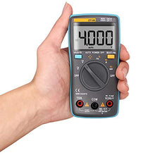 Load image into Gallery viewer, Auto-Ranging Digital Multimeter with 4000 Counts and Backlit LCD Display, Measures AC/DC Voltage and Current, Resistance, Capacitance, Frequency, Duty Cycle, Diode, Continuity