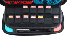 Load image into Gallery viewer, Storage Case for Nintendo Switch - Holds Tablet with Joy-Cons Attached, 14 Game Cartridges, and Accessories