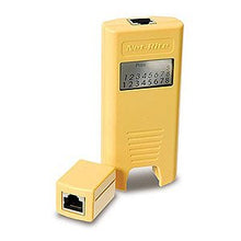 Load image into Gallery viewer, Trace & Tone Detector Set | Just Plug-In An Ethernet Cable To The Main Unit & Remote¿It Is Tested For Opens, Shorts, Split Pairs, Miswires & Reversals | Removable Remote Enables Testing Longer Cable Runs Terminated In Different Areas | Tests Up To 1000 Ft | Lcd Display Shows All Test Information Clearly