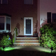 Load image into Gallery viewer, 8 Pack Solar Powered LED Spot Lights - Automatic On at Dusk and Off at Sunrise, Sturdy All-Weather Spotlights for Accent Lighting, Safety, & Security