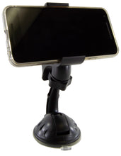 Load image into Gallery viewer, Universal Smartphone Holder for Car Windshield & Dashboard, Suction Mount, 360 Degree Rotating Function, Cradle Fits ANY PHONE for Hands-Free Viewing
