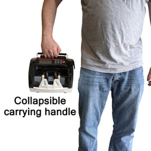 Load image into Gallery viewer, USA Business Grade Money Counter with UV/MG Counterfeit Detection - Top Loading Bill Counting Machine w/Batch Modes - Fast Count Speed 1,000 Notes/min